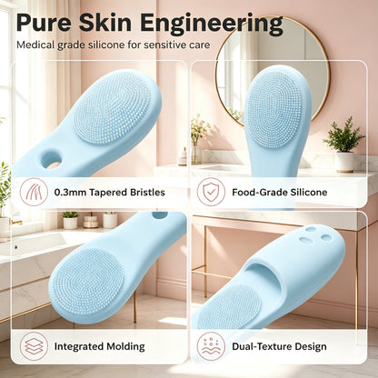 Deep Pore Cleansing Silicone Facial Brush – Gentle Exfoliation & Deep Cleaning