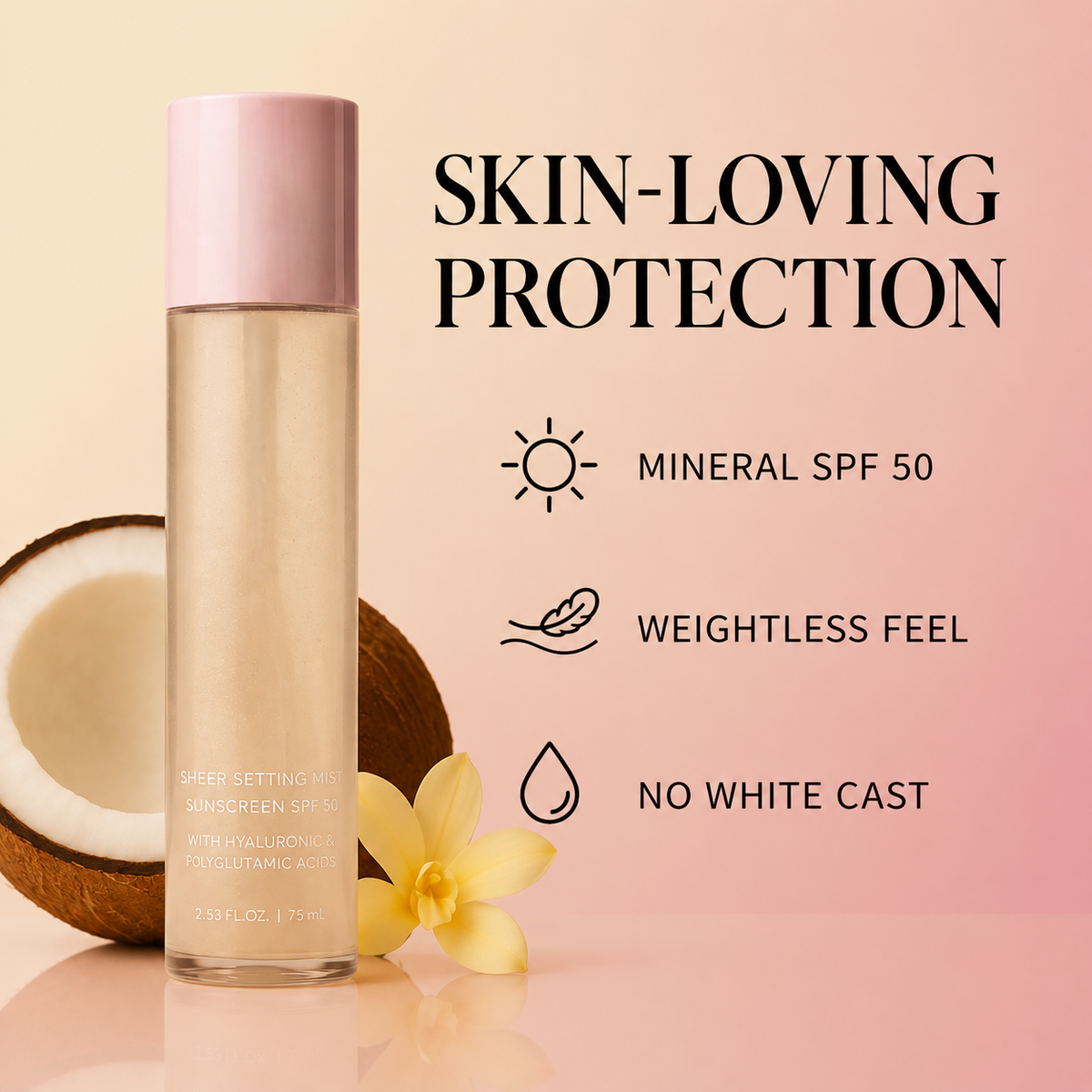 SPF 50 Sheer Setting Mist