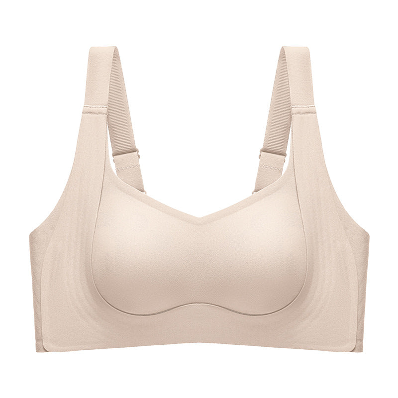 Women Wireless Push Up Jelly Bra Supportive Seamless Bras
