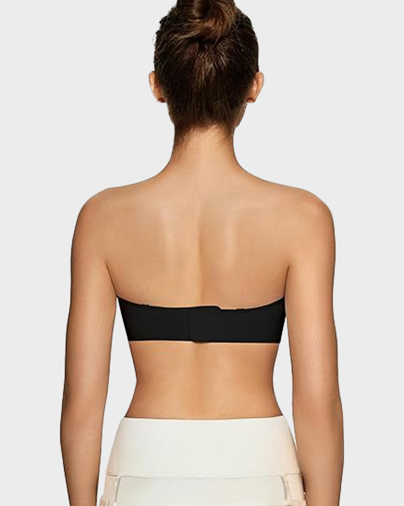 Women's Strapless Wireless Padded Bandeau Bra