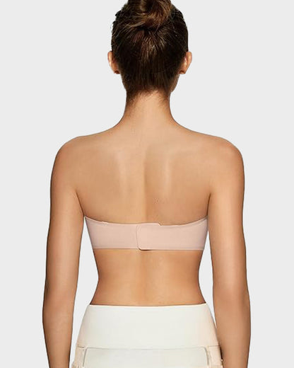 Women's Strapless Wireless Padded Bandeau Bra