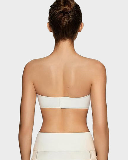 Women's Strapless Wireless Padded Bandeau Bra