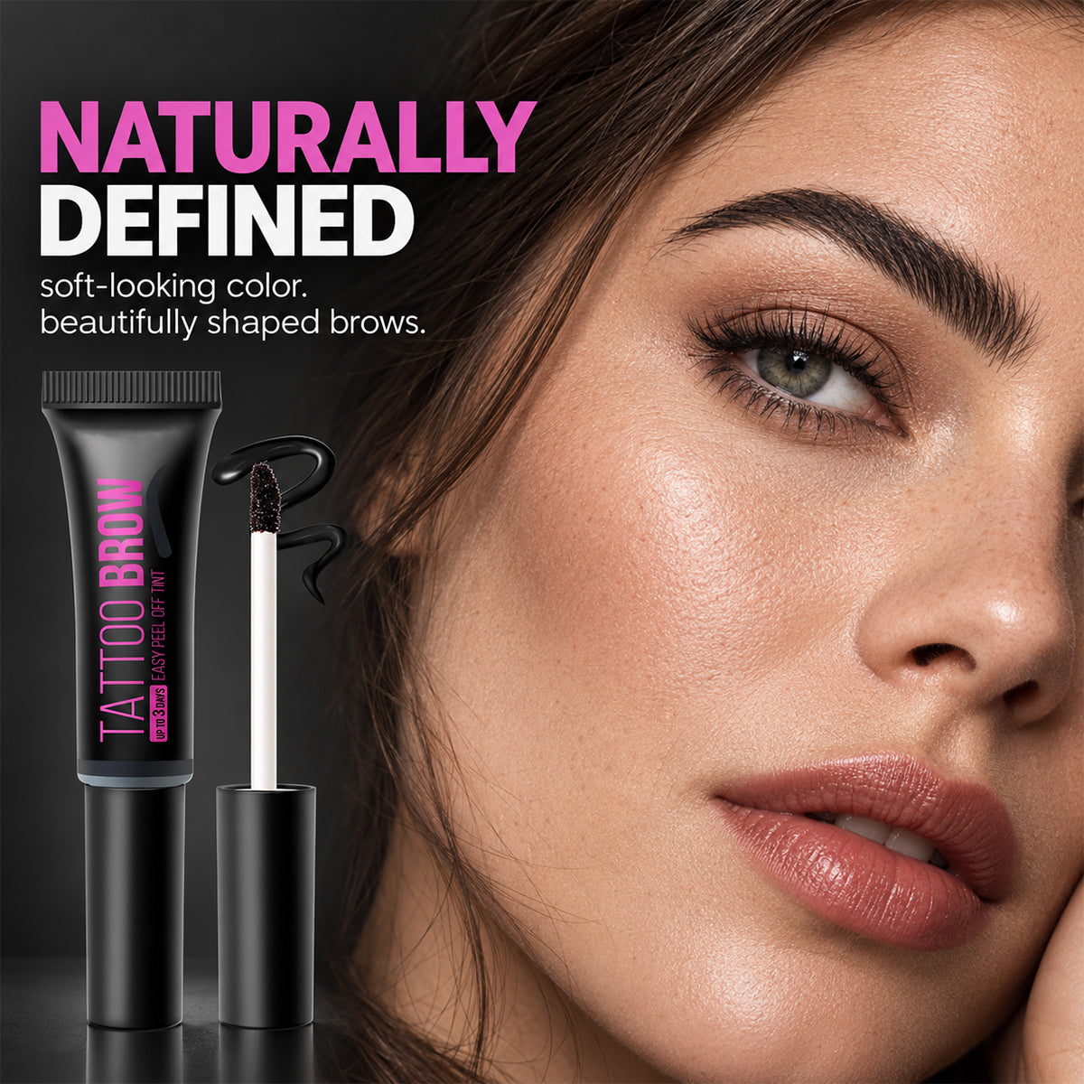 Waterproof Peel-Off Eyebrow Tint Gel – Long-Lasting Natural-Looking Brow Color