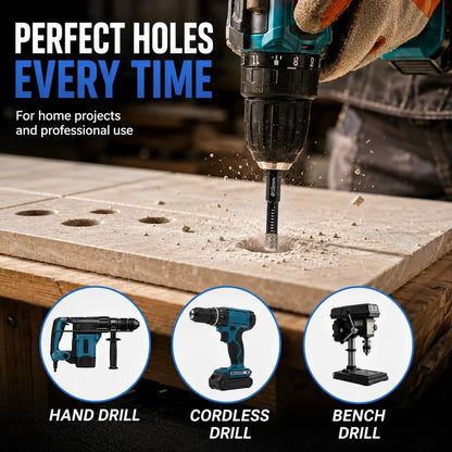 🔥6 Pcs Diamond Drill Bits Set, Brazed Diamond Drill Bits for Precision Drilling