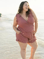 Swim Romper Built-in Bra 6
