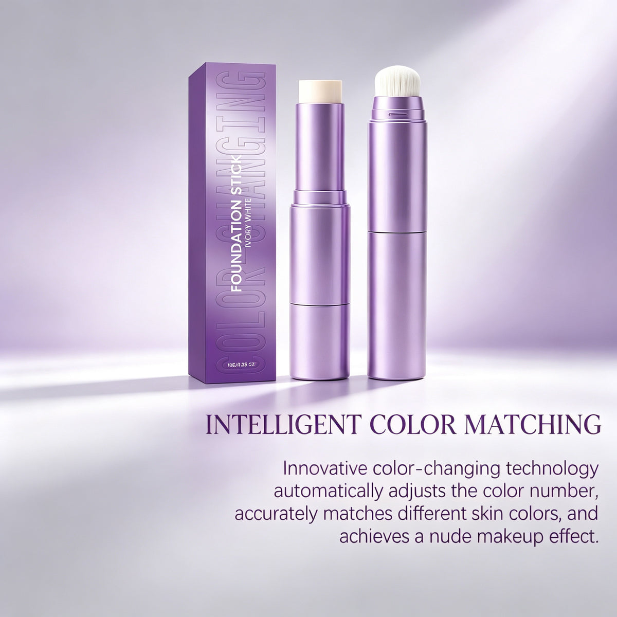 2-in-1 Dual-Ended Color-Adapting Glow Foundation Stick