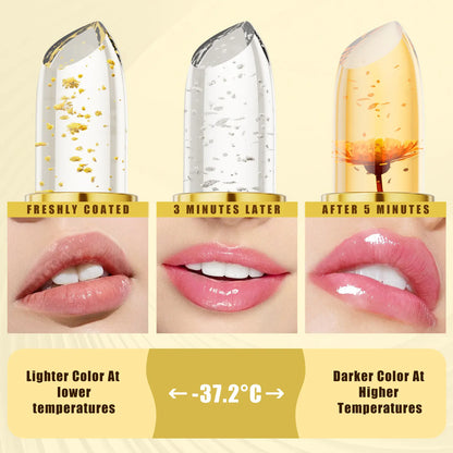Gilded Thermochromic Lipstick Moisturizing Color-Changing