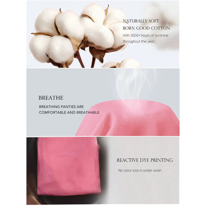 Women's Soft Breathable Heart Tape Panties