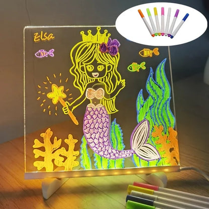 ⏳🎨Luminous Led Drawing Board For Children✨