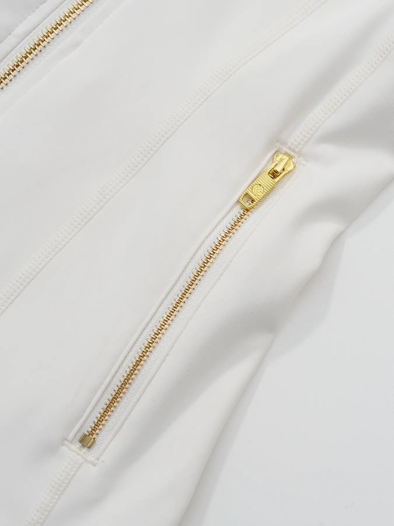 Golden Zipper Sport Jacket & 25" Leggings Set