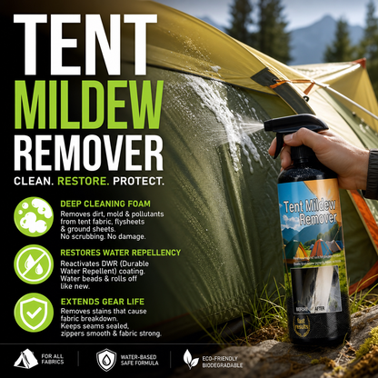 ✨🧹Outdoor Mold & Mildew Stain Remover Spray – For Tents, Awnings & More🏕️