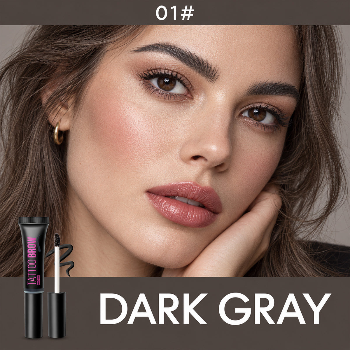 Waterproof Peel-Off Eyebrow Tint Gel – Long-Lasting Natural-Looking Brow Color