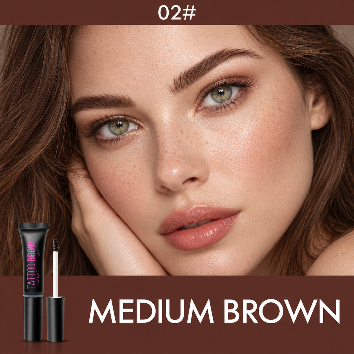 Waterproof Peel-Off Eyebrow Tint Gel – Long-Lasting Natural-Looking Brow Color