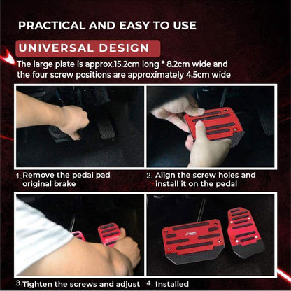 🚗🔥 Car Anti-Skid Pedal - Secure Grip & Easy Install, Prevents Foot Slipping for Safe Driving ⚡📦