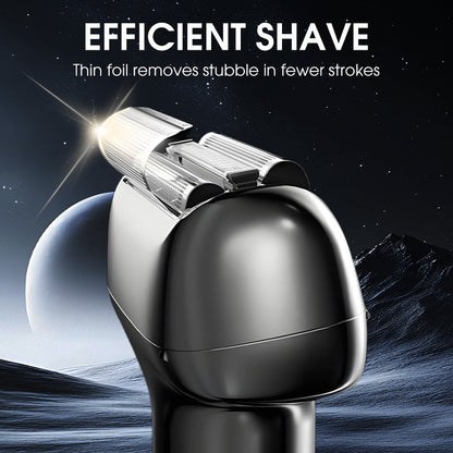 🪒 Men’s Rechargeable Foil Shaver – Cordless Wet & Dry Electric Razor for Close, Comfortable Shaving