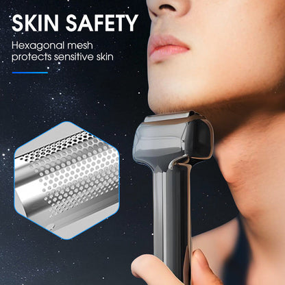 🪒 Men’s Rechargeable Foil Shaver – Cordless Wet & Dry Electric Razor for Close, Comfortable Shaving