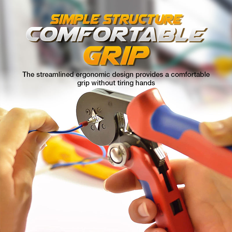 🔥🎊Ratchet Tubular Terminal Wire Crimpers Set | Precision Indent Crimping Tool