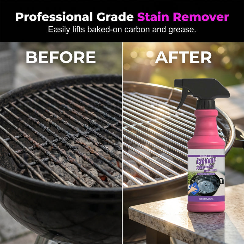🔥Fast-Acting Heavy-Duty Grill Degreaser Spray🍢💦