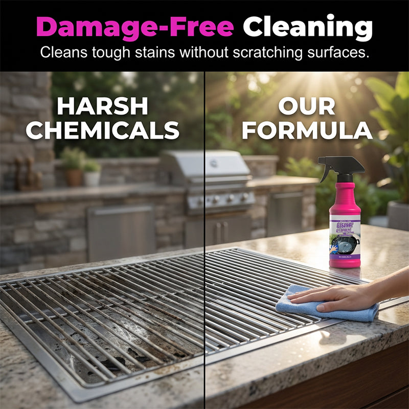 🔥Fast-Acting Heavy-Duty Grill Degreaser Spray🍢💦