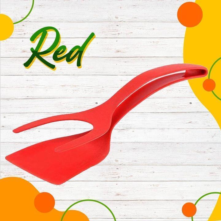 🥩 2-in-1 Spatula Tongs – Heat-resistant silicone & non-slip handle 🔥