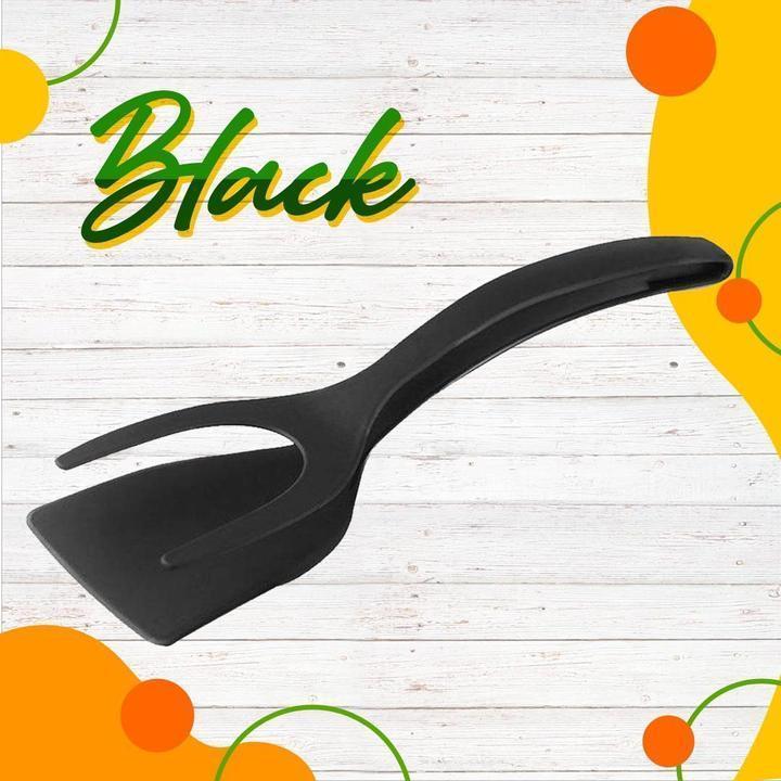 🥩 2-in-1 Spatula Tongs – Heat-resistant silicone & non-slip handle 🔥