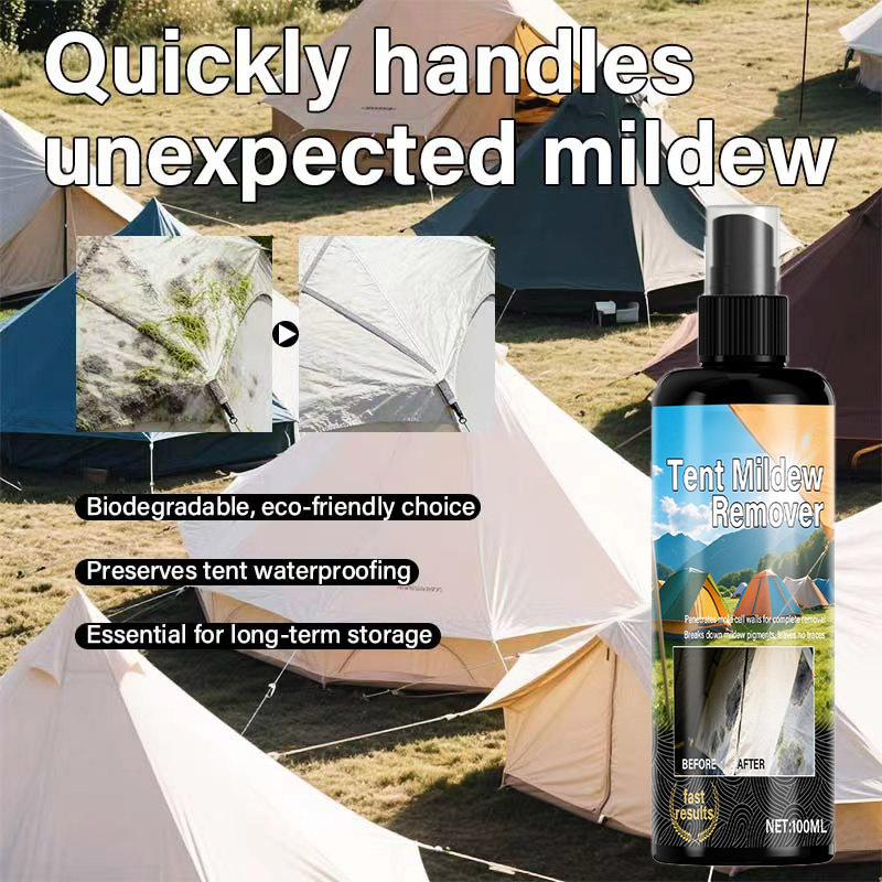✨🧹Outdoor Mold & Mildew Stain Remover Spray – For Tents, Awnings & More🏕️