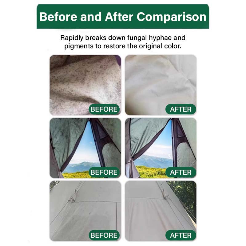 ✨🧹Outdoor Mold & Mildew Stain Remover Spray – For Tents, Awnings & More🏕️