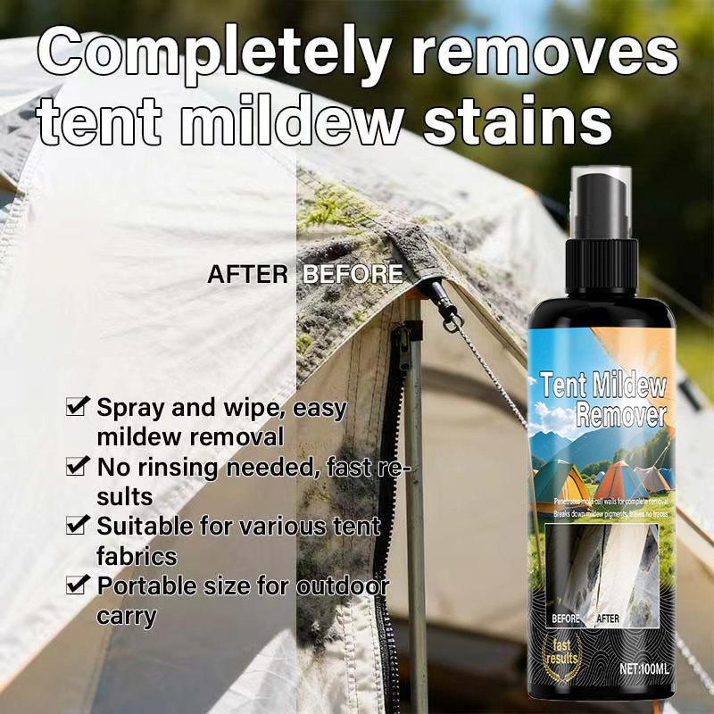 ✨🧹Outdoor Mold & Mildew Stain Remover Spray – For Tents, Awnings & More🏕️