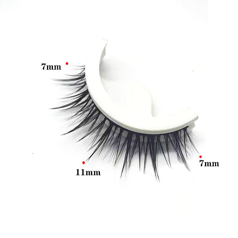 🔥🌺Glue-Free Self-Adhesive Lashes – 3-Second, Natural & Reusable