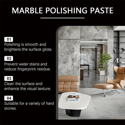 ✨Marble Polishing Paste—Removes scratches and etching marks, restoring the natural luster.