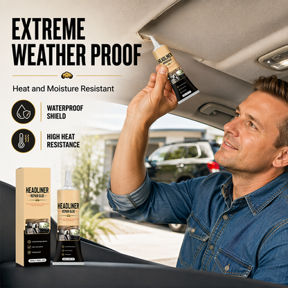 🚗 Waterproof Car Headliner Repair Glue, High Strength Adhesive for Sagging Car Ceiling & Interior