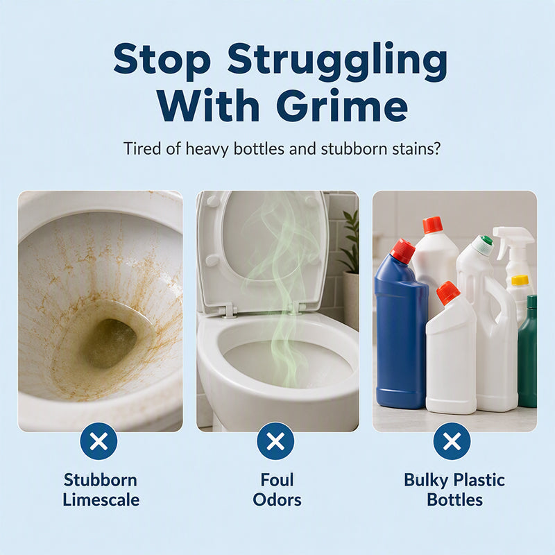 🚽✨ Quick-Dissolving Toilet Cleaning Sheets – Fresh, Easy & Effective Cleaning 💧