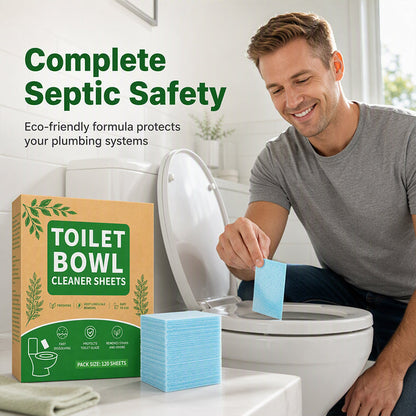 🚽✨ Quick-Dissolving Toilet Cleaning Sheets – Fresh, Easy & Effective Cleaning 💧