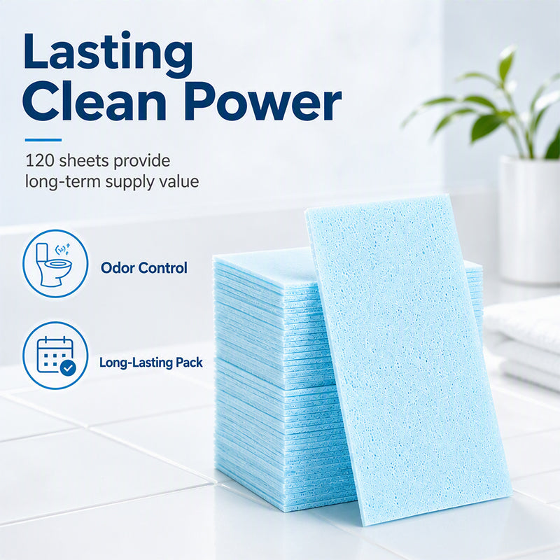 🚽✨ Quick-Dissolving Toilet Cleaning Sheets – Fresh, Easy & Effective Cleaning 💧