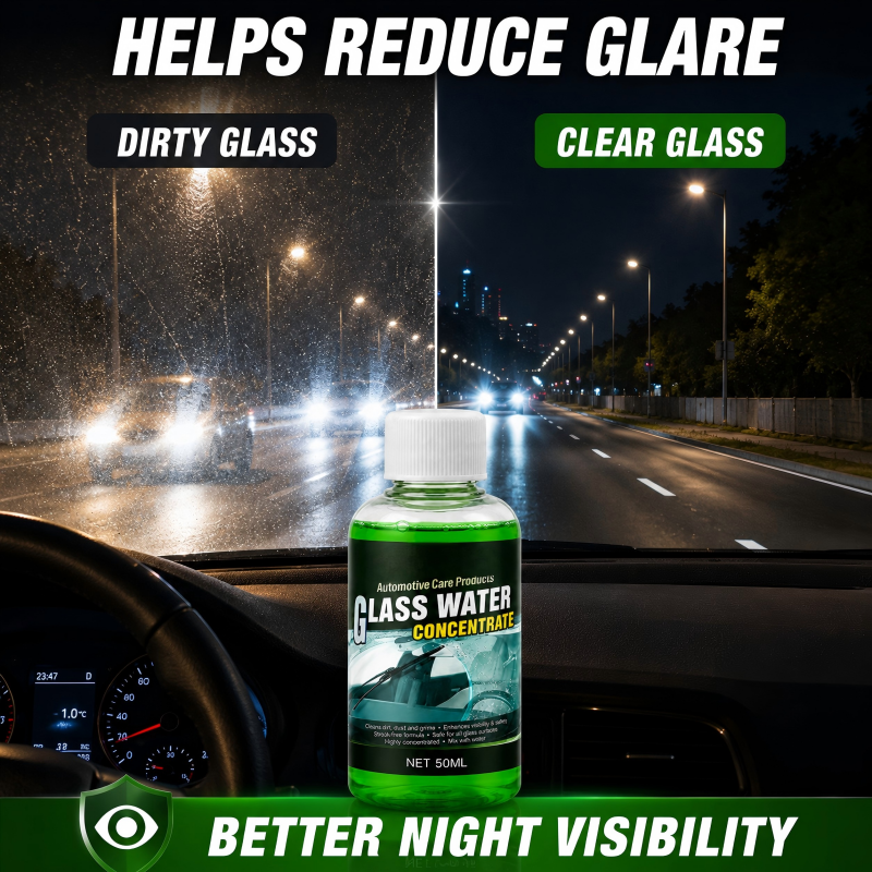 🥳2026 HOT SALE💧✨Glass Concentrate – 10ml makes 1L, cuts bugs & grime, streak-free. 1 bottle = 50L. From £6.99 – lowest price online! 🚗💪