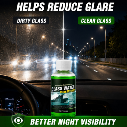 🥳2026 HOT SALE💧✨Glass Concentrate – 10ml makes 1L, cuts bugs & grime, streak-free. 1 bottle = 50L. From £6.99 – lowest price online! 🚗💪