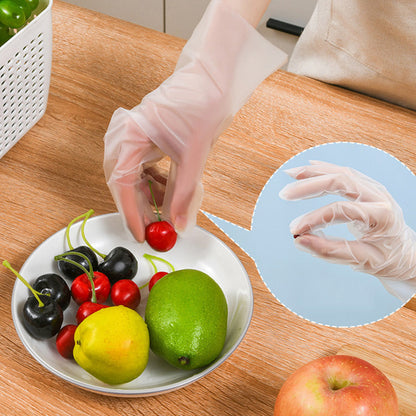 ✨Food-grade Transparent Thickened Disposable Gloves