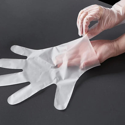 ✨Food-grade Transparent Thickened Disposable Gloves