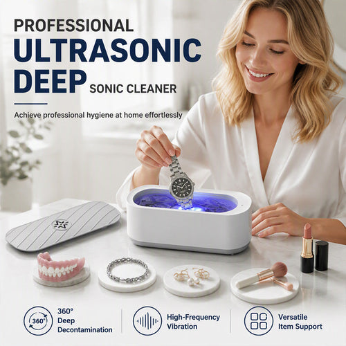 ✨50K+ SOLD!🎁Multifunctional Ultrasonic Cleaner for Jewelry, Watches & Dentures