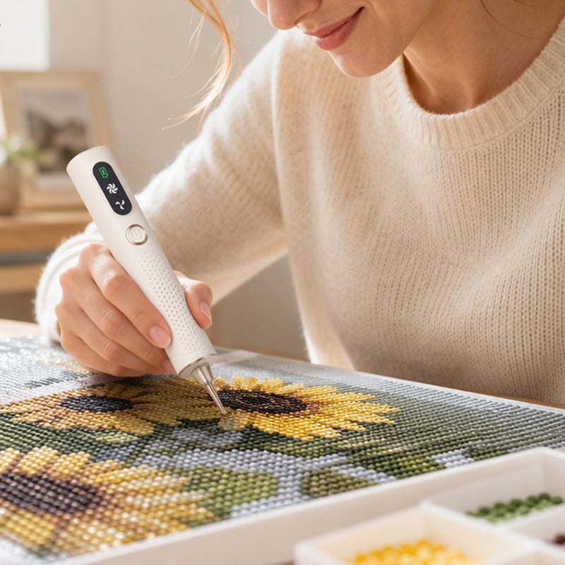 🔥💎 Rechargeable Electric Diamond Pen – Precise, Comfortable, Time‑Saving✏️