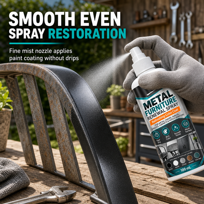 🛠️Furniture Color Touch Up Spray Paint‑Fast Drying Metal Furniture Renewal Spray