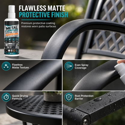 🛠️Furniture Color Touch Up Spray Paint‑Fast Drying Metal Furniture Renewal Spray