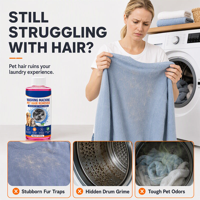 🐾 Pet Hair Laundry & Washer Cleaner