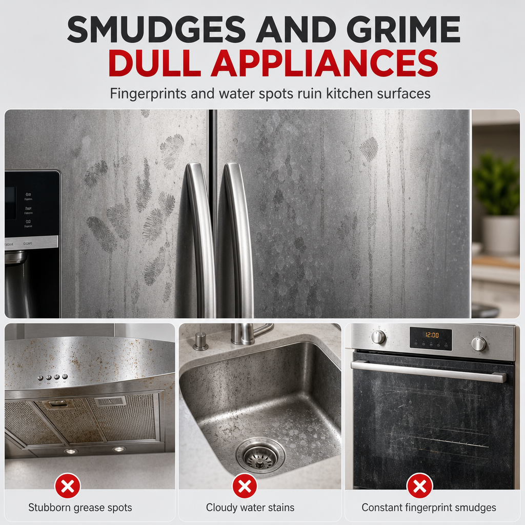 ✨ Stainless Steel Cleaner & Polish Spray – Multi-Purpose Surface Cleaning Solution