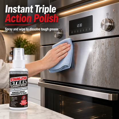 ✨ Stainless Steel Cleaner & Polish Spray – Multi-Purpose Surface Cleaning Solution