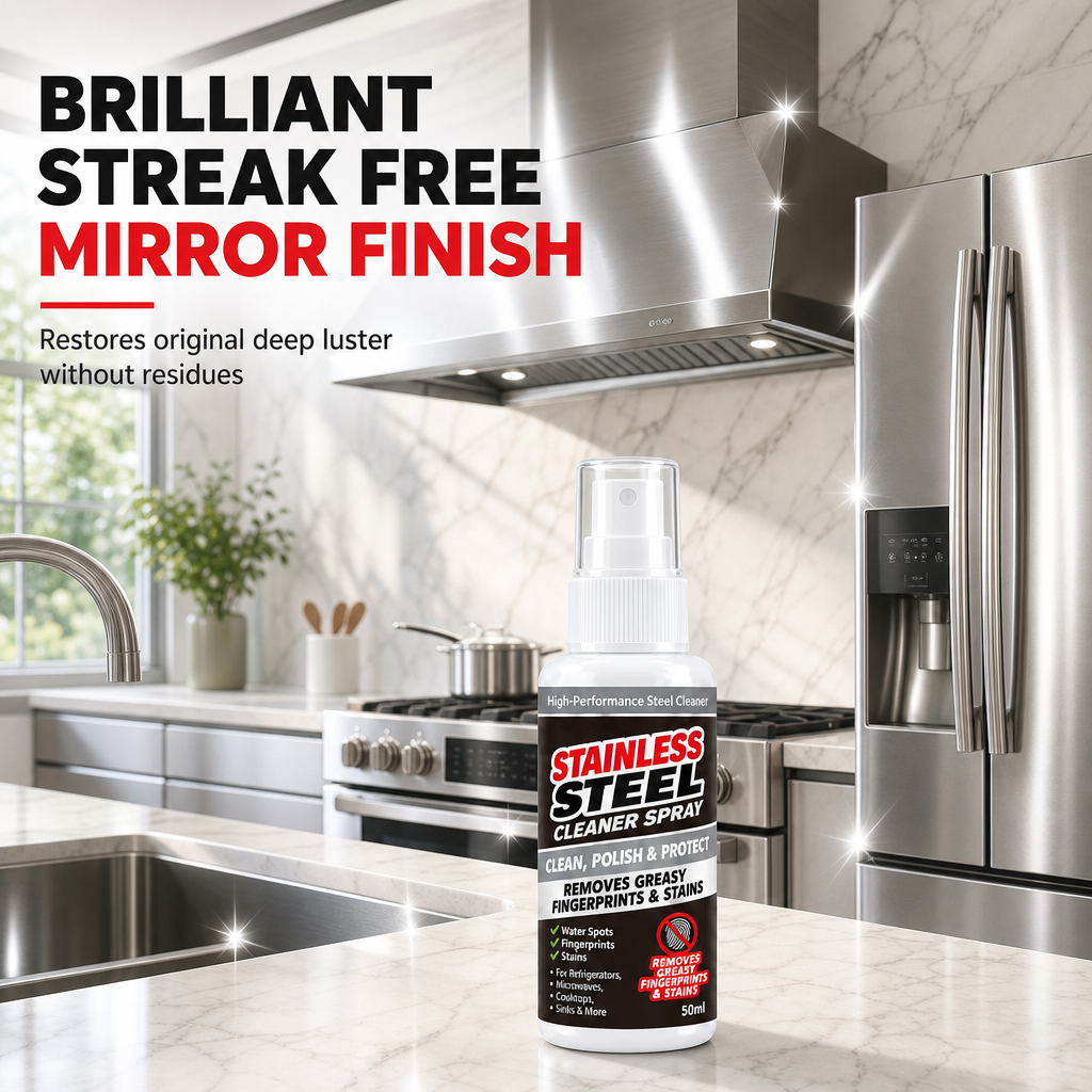 ✨ Stainless Steel Cleaner & Polish Spray – Multi-Purpose Surface Cleaning Solution