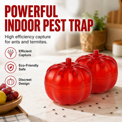 🎃 Pumpkin-Shaped Fruit Fly Trap – Decorative Indoor Fly Catcher for Kitchens & Home