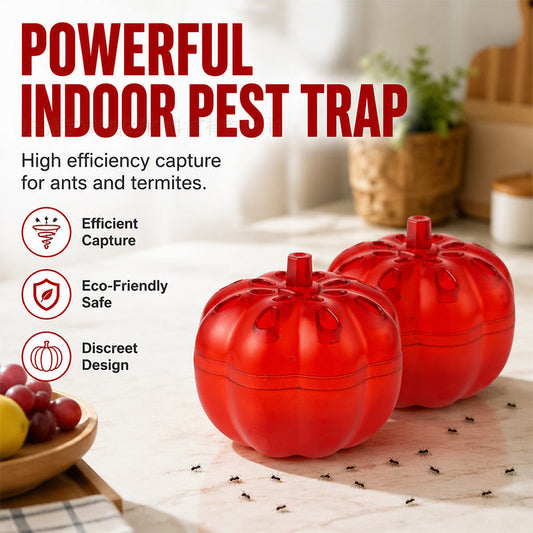🎃 Pumpkin-Shaped Fruit Fly Trap – Decorative Indoor Fly Catcher for Kitchens & Home