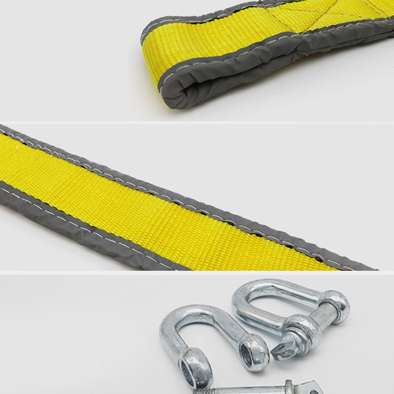 ⏰ 8-Ton Tow Rope with U-Shackle Hooks – Strong & Reliable 💪