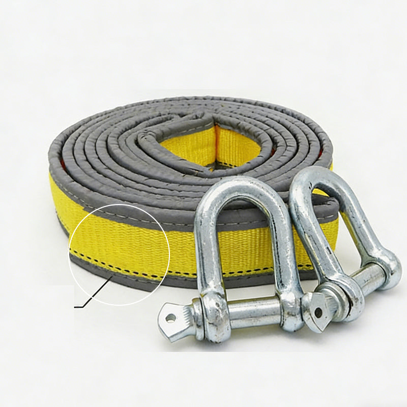⏰ 8-Ton Tow Rope with U-Shackle Hooks – Strong & Reliable 💪